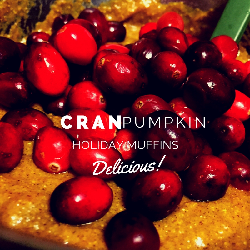 Cran Pumpkin Holiday Muffins