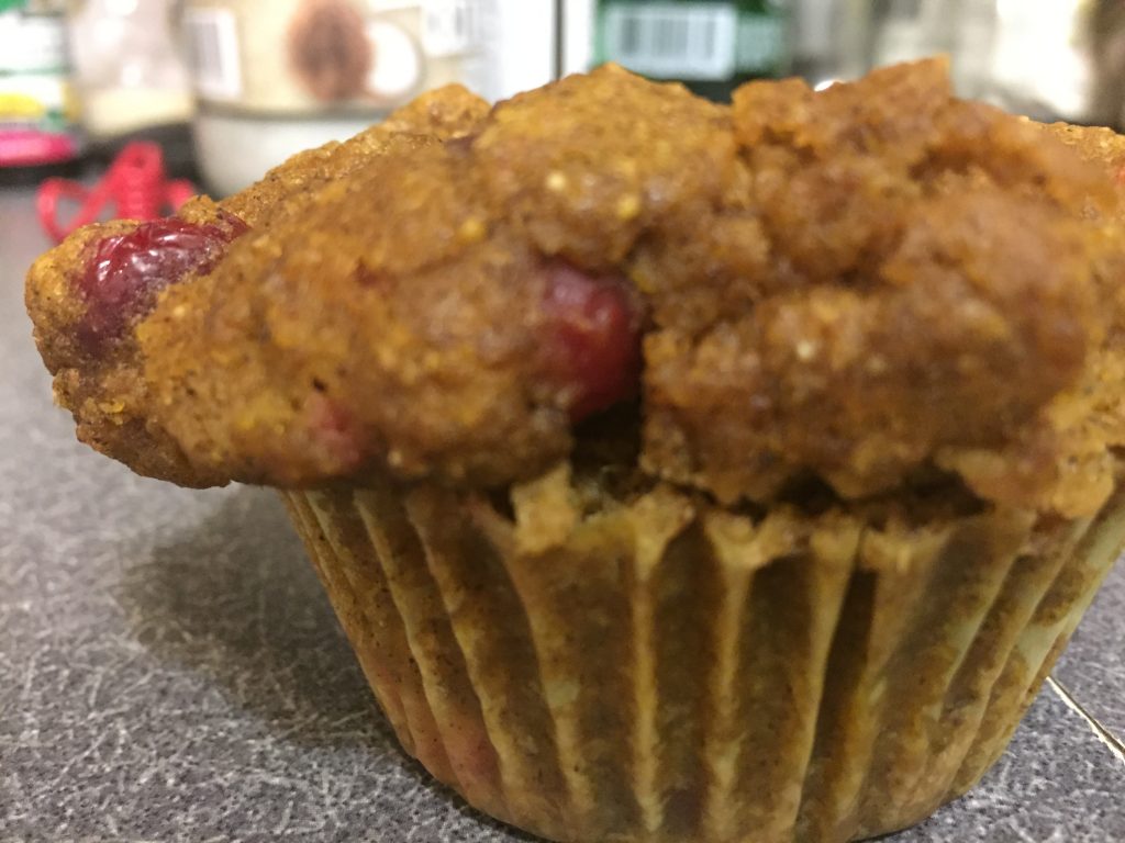 Cran Pumpkin Holiday Muffins